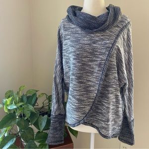 Calvin Klein Performance Wrap Cowel Neck Sweater